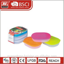 Plastic Food Container 0.25L (3pcs)